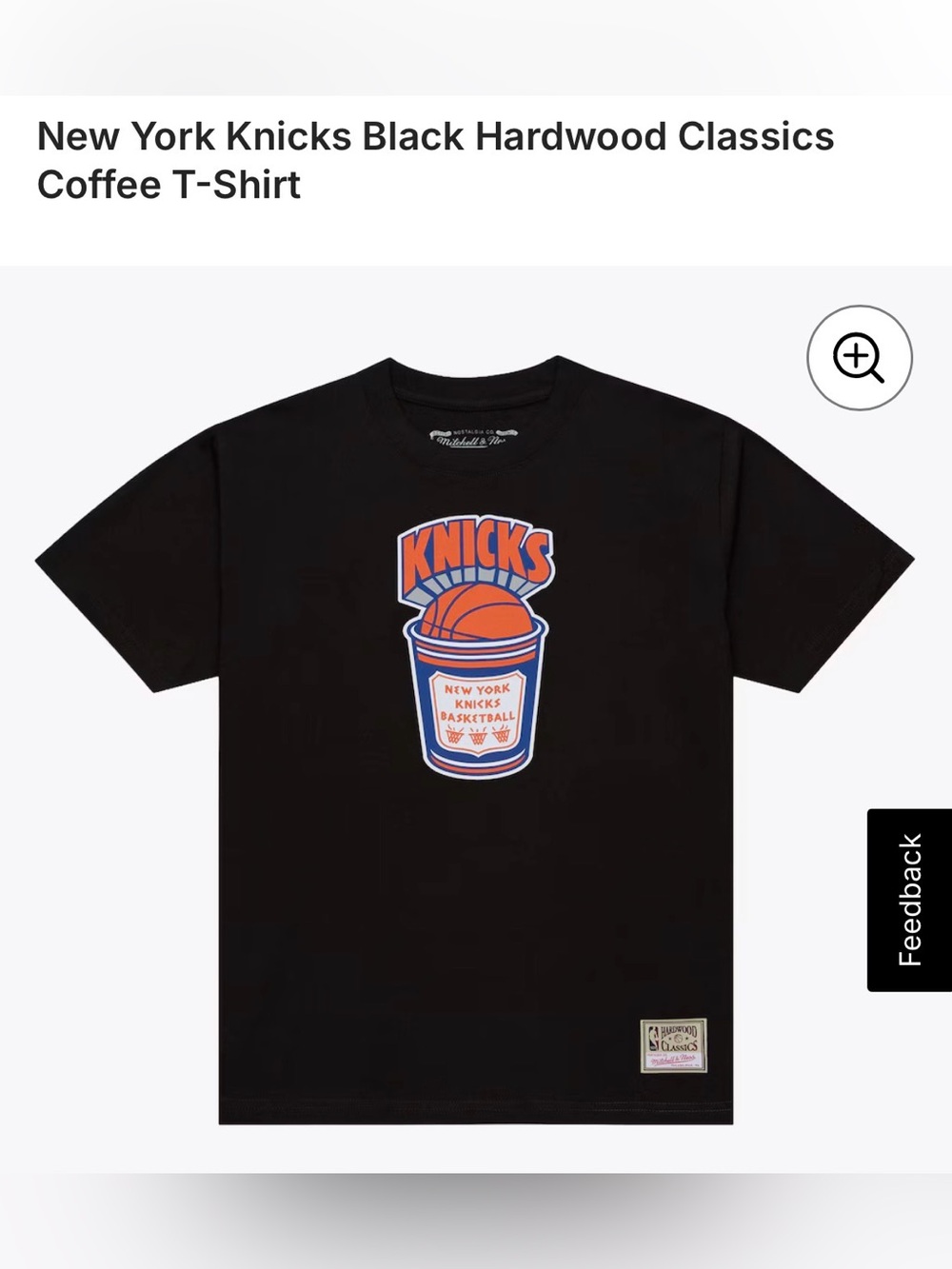 NWT Mitchell & Ness New York Knicks T-Shirt